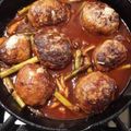 まきまきさるさる's cooksnap of when they made 簡単！子供が好きな煮込みハンバーグ.