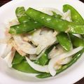 卵せんべい's cooksnap of when they made ✩絹さやと新玉ねぎサラダ✩.
