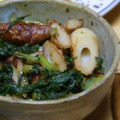 こはがえる's cooksnap of when they made 大根の葉とちくわの甘辛炒め.
