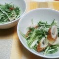 ☆yopipi's cooksnap of when they made 竹輪と水菜のわさびマヨネーズ和え.