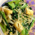 ☆ドーラママ☆'s cooksnap of when they made 簡単♪小松菜ともやしのお浸し（おつまみ）.