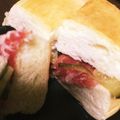 ☆はあ☆'s cooksnap of when they made 生ハムとピクルスの欧風サンドイッチ.