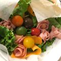 ＊えってぃー＊'s cooksnap of when they made サーモンとハムの花束サラダ.