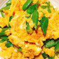 じゅるちゃん's cooksnap of when they made スナップえんどうのふわふわたまご.