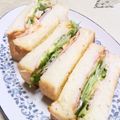 KUMI KUMI's cooksnap of when they made ハムチーズ＆レタスのトーストサンドイッチ.