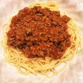 ゆいトークカフェオレ's cooksnap of when they made ミートソース フライパンで簡単ランチ.