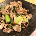 Miporin☆15's cooksnap of when they made 簡単！豚肉とチンゲン菜とキノコの中華炒め.