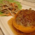 crewllo4's cooksnap of when they made パプリカの肉詰め　和風あんかけ.