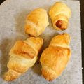 はなおっくん's cooksnap of when they made ウインナーチーズ入りさくさくクロワッサン.