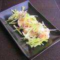 ひさかた's cooksnap of when they made ささみの梅酢香菜和え.