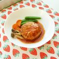あやちん０８１６'s cooksnap of when they made 我が家のハンバーグ♪（基本形）.
