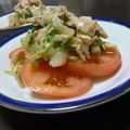 yasu-pooh's cooksnap of when they made 白菜とツナのトマトサラダ.
