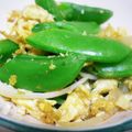 ハロゲン's cooksnap of when they made 簡単★スナップエンドウの玉子炒め.