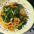 なち1225sd's cooksnap of when they made m簡単！ほうれん草とツナのトマトパスタ.