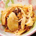 tgkachikun's cooksnap of when they made 止まらない！タケノコ煮のごま油和え.