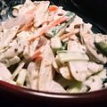 パルタ３２６'s cooksnap of when they made ごぼうサラダwith蓮根・人参・胡瓜.