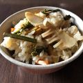 clover0506's cooksnap of when they made 春♬たけのことわらびの炊き込みご飯.
