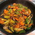 Yongren's cooksnap of when they made ジャガイモのカレー炒め.
