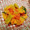 まゆこ♡'s cooksnap of when they made かぼちゃとモロッコいんげんのトマト煮.