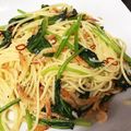 ゆか＊みく's cooksnap of when they made 桜海老とホウレン草のパスタ✿.