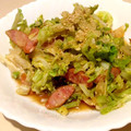 クックQPU4ZJ☆'s cooksnap of when they made キャベツと魚肉ソーセージのソース炒め.