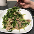 risyacco's cooksnap of when they made スピード料理！豚と水菜の炒めもの.