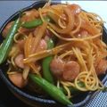 ごり23's cooksnap of when they made スキレットで☆懐かしの鉄板ナポリタン.