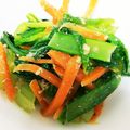 ユーロン's cooksnap of when they made 小松菜のナムル♪ごま油が香る♪.