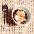 twinklemiu's cooksnap of when they made わが家のおしるこ（白玉）.