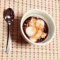 twinklemiu's cooksnap of when they made わが家のおしるこ（白玉）.