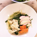 ナピト's cooksnap of when they made 小松菜・舞茸と蒲鉾のさっと煮♪.