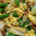ゆっきー母ちゃん♪'s cooksnap of when they made スナップえんどうと卵炒め.