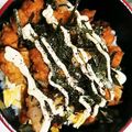 クック3BBURJ☆'s cooksnap of when they made お弁当屋さんのカラマヨ丼.