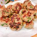ちゃわっこ's cooksnap of when they made お弁当にも☆しそときのこのハンバーグ.
