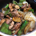 さらつむとし's cooksnap of when they made 砂肝(砂ずり)とWにんにくの大好き炒め♡.