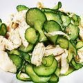 エルリ♪'s cooksnap of when they made さっぱりヘルシー【蒸し鶏と胡瓜の酢の物】.