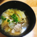 lamisawa's cooksnap of when they made 鶏むね肉と白菜 もやしの味噌コンソメ煮❀.