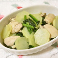 mmameco's cooksnap of when they made じゃがいもと法蓮草と鶏肉のマヨチー炒め.