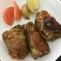 うさこママ★'s cooksnap of when they made 簡単☆豆腐でヘルシー★ピーマンの肉詰め.