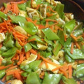 Lupin65's cooksnap of when they made ❁麺つゆで簡単♪人参と絹さやの炒り煮❁.