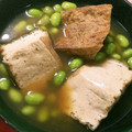 平野由南（ひらのゆな's cooksnap of when they made うすいえんどうと厚揚げの煮物.