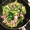 まりな♡まりな's cooksnap of when they made タコと小松菜炒め.