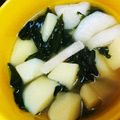 まめ乃's cooksnap of when they made 生姜入り。大根とじゃが芋の中華スープ。.