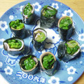 しょうげんめぐみ's cooksnap of when they made お弁当に♬ほうれん草の海苔ハム巻き浸し♪.