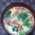 みがつくひと's cooksnap of when they made トマト・小松菜・卵の中華スープ♪.