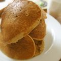 rakuen's cooksnap of when they made 全粒粉、豆乳で＊素朴なパンケーキ.