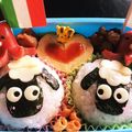 ぅーたん。's cooksnap of when they made ひつじのショーンおにぎり.