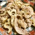 ☆Rokko☆'s cooksnap of when they made ★母の シリーズ★レンコンと豚肉の炒め物.