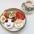 meple☆'s cooksnap of when they made ホイップ「マリーム®」で！簡単動物パン.