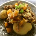 ☆Rokko☆'s cooksnap of when they made 圧力鍋で挽肉のカレー肉じゃが.